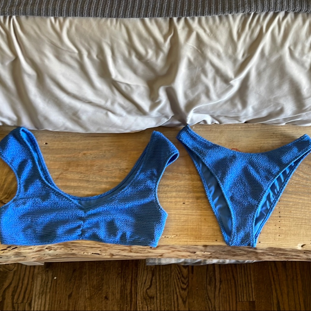 Pacsun Vibrant Blue Bikini Set